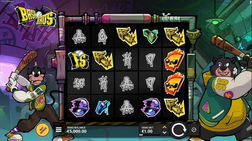 Bash Bros slot on Vavada